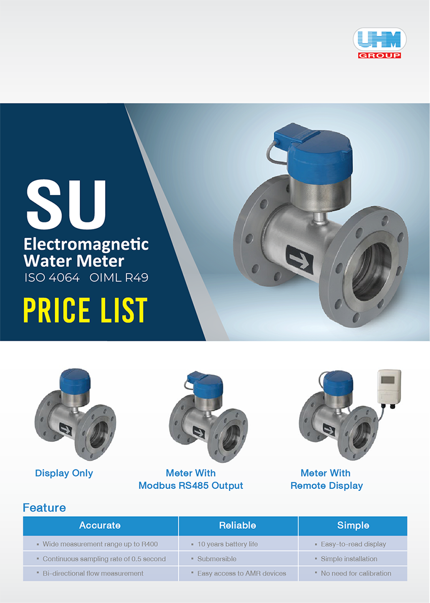 Price List water meter